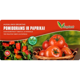 Augalinis gruntas pomidorams 15l