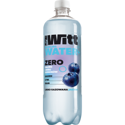 Mėlynių skonio gazuotas gėrimas DrWitt su kalciu, magniu, cinku, selenu 750 ml