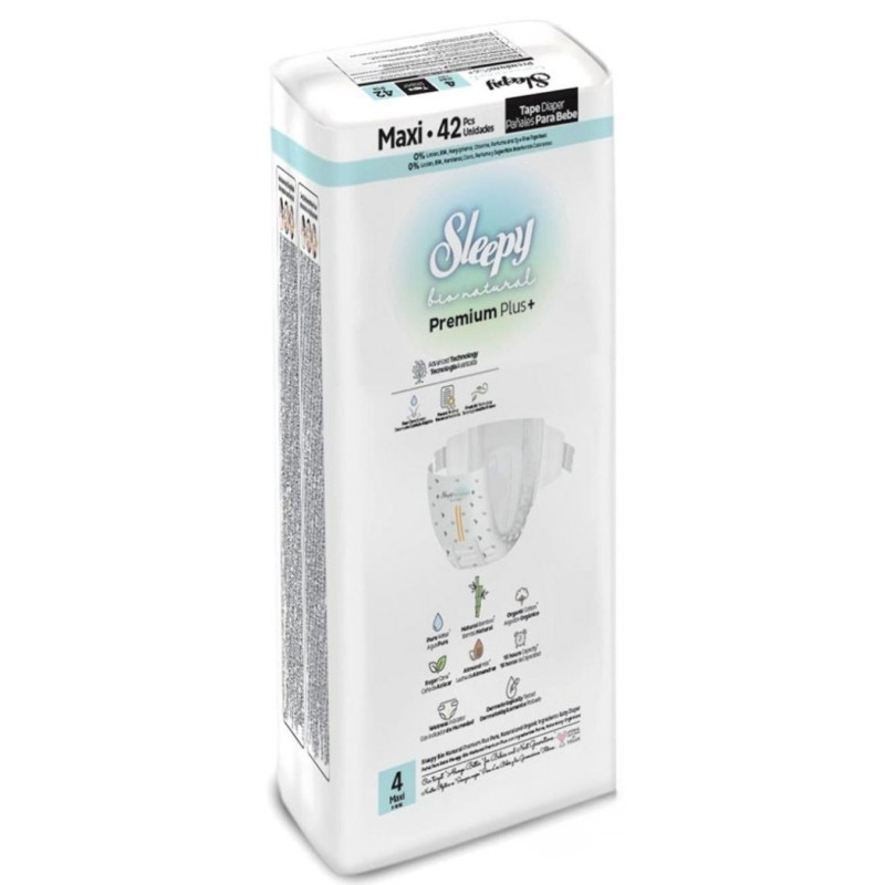 Sauskelnės Sleepy Premium Plus 4 dydis 7-16 kg, 42 vnt