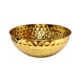 Metalinis serviravimo dubuo auksinis 31 cm
