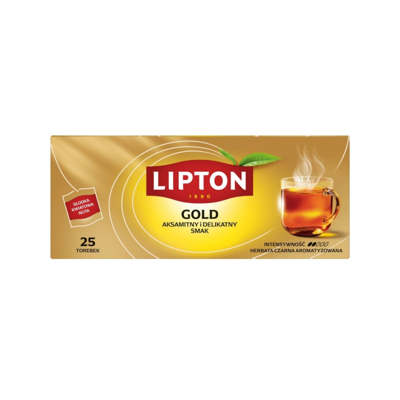 Juodoji arbata Lipton Gold, 37,5 g