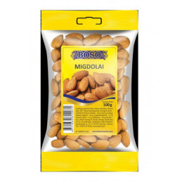 Migdolų riešutai Boso, 100g.