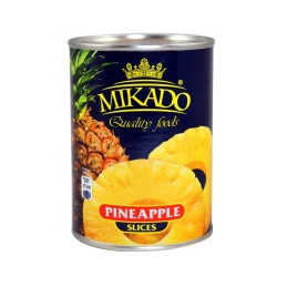 Kons.ananasų griežinėliai  Mikado  565g
