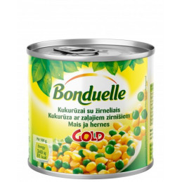 Kukurūzai su žirneliais...