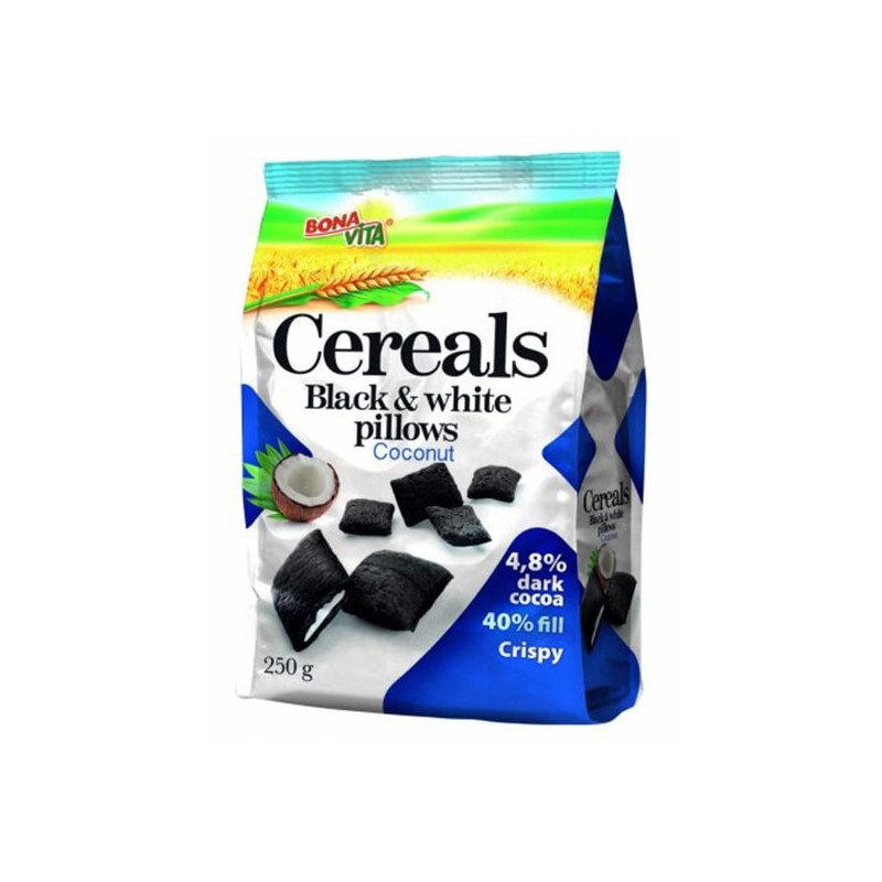 Ekstruduotų javų pagalvėlės  250g su kokosu įdaru