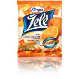 Želė apelsinų skonio 80g...