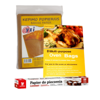 Kepimo folijos, popierius, maišeliai ir kt